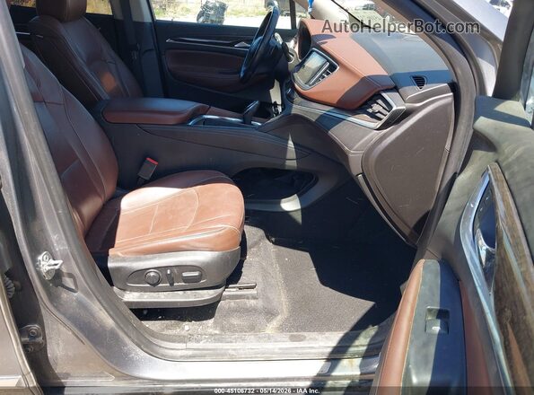 5GAEVCKW8JJ163888 2018 BUICK ENCLAVE Gray Widok wnętrza z przodu