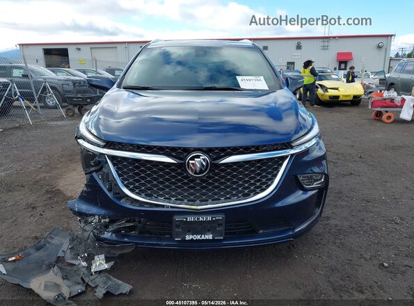 5GAEVCKWXPJ191684 2023 BUICK ENCLAVE Blue ხელსაწყოთა პანელის ხედი