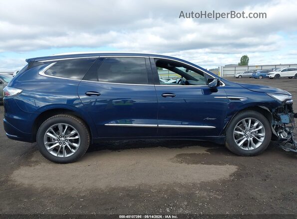 5GAEVCKWXPJ191684 2023 BUICK ENCLAVE Blue უკანა სალონის ხედი