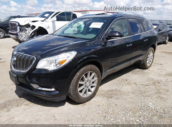 5GAKRAKDXHJ111909 2017 BUICK ENCLAVE Черный Передняя левая четверть