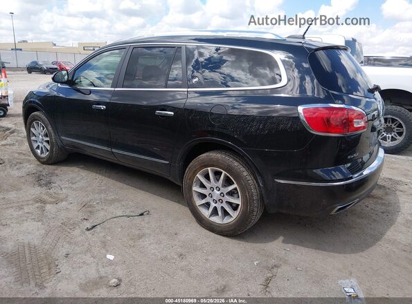 5GAKRAKDXHJ111909 2017 BUICK ENCLAVE Черный Задняя левая четверть