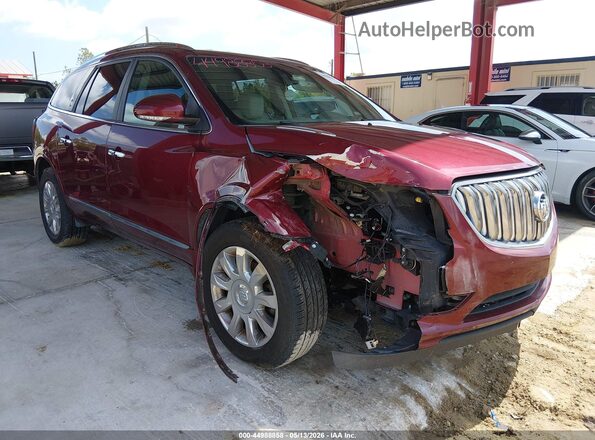 5GAKRBKD3GJ191106 2016 BUICK ENCLAVE Бордовый Вид спереди