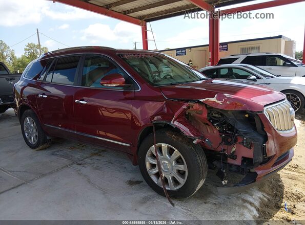 5GAKRBKD3GJ191106 2016 BUICK ENCLAVE Бордовый Вид задней части салона