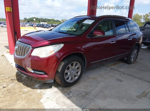 5GAKRBKD3GJ191106 2016 BUICK ENCLAVE Бордовый Передняя левая четверть