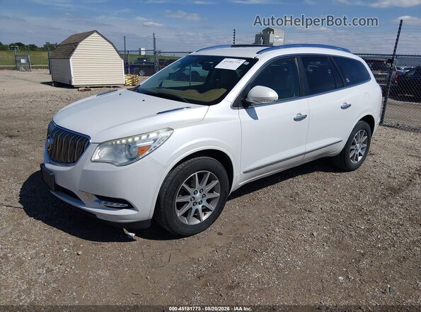 5GAKRBKD3GJ230034 2016 BUICK ENCLAVE White Front left