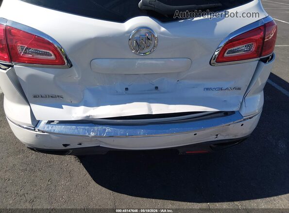 5GAKRBKD3GJ321448 2016 BUICK ENCLAVE White წინა ხედი