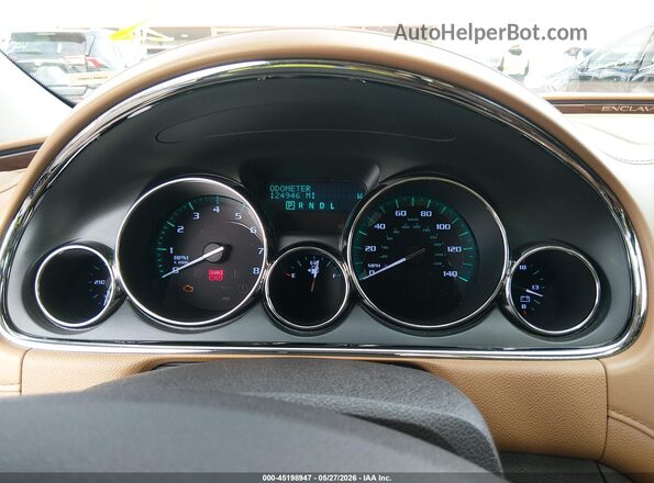 5GAKRBKD5HJ231753 2017 BUICK ENCLAVE Brown უკანა სავარძლების ხედი