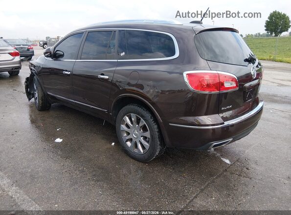 5GAKRBKD5HJ231753 2017 BUICK ENCLAVE Brown უკანა მარცხენა