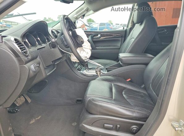 5GAKRBKD9GJ312866 2016 BUICK ENCLAVE Gold Front interior view