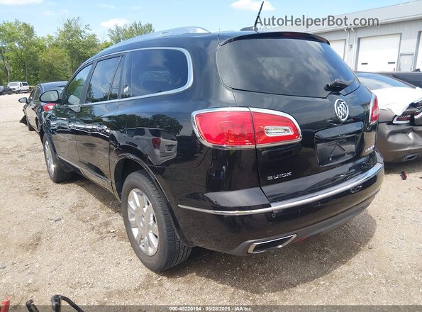 5GAKRBKD9HJ334433 2017 BUICK ENCLAVE Black Trasero izquierdo