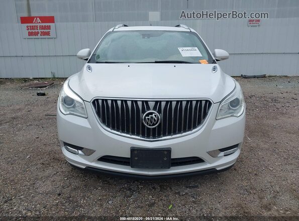 5GAKRCKD0HJ334567 2017 BUICK ENCLAVE White Vista del cuadro de instrumentos