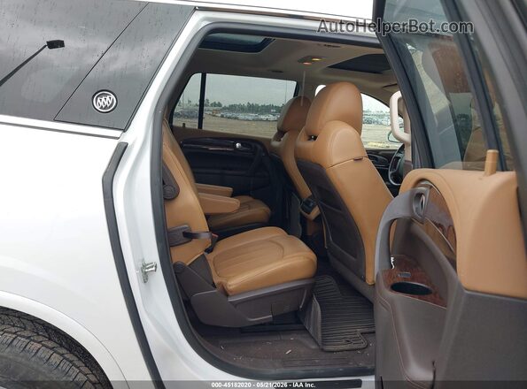 5GAKRCKD0HJ334567 2017 BUICK ENCLAVE White Vista de la etiqueta del VIN
