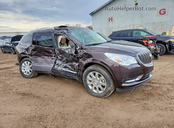 5GAKRCKD3HJ298437 2017 BUICK ENCLAVE Brown Front right