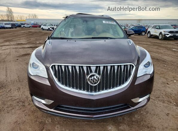 5GAKRCKD3HJ298437 2017 BUICK ENCLAVE Brown Front view