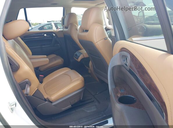 5GAKRCKD3HJ322770 2017 BUICK ENCLAVE White VIN კოდის სტიკერის ხედი