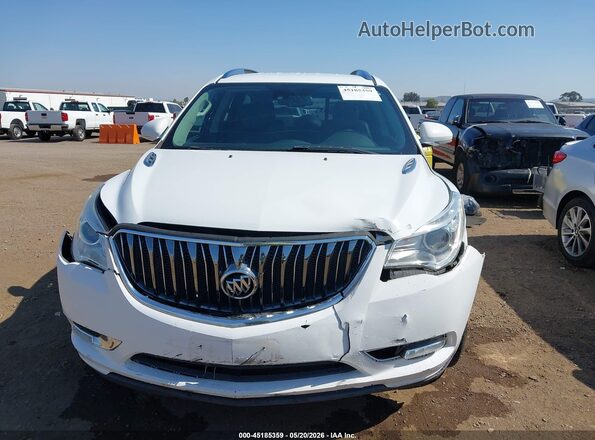 5GAKRCKD7HJ147147 2017 BUICK ENCLAVE White Vista del cuadro de instrumentos