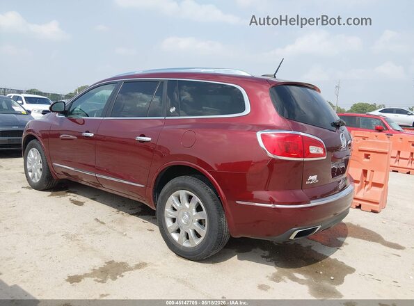 5GAKRCKD8GJ156549 2016 BUICK ENCLAVE Burgundy უკანა მარცხენა