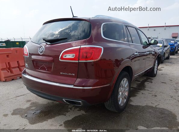 5GAKRCKD8GJ156549 2016 BUICK ENCLAVE Burgundy უკანა მარჯვენა