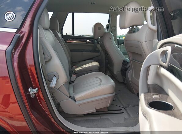 5GAKRCKD8GJ156549 2016 BUICK ENCLAVE Burgundy VIN კოდის სტიკერის ხედი