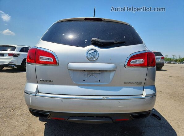 5GAKVBKD0GJ154123 2016 BUICK ENCLAVE Серебряный Вид сзади