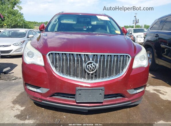 5GAKVBKD4GJ198898 2016 BUICK ENCLAVE Red Սարքավորումների վահանակի տեսք