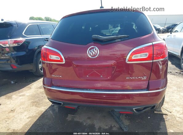 5GAKVBKD4GJ198898 2016 BUICK ENCLAVE Red 
