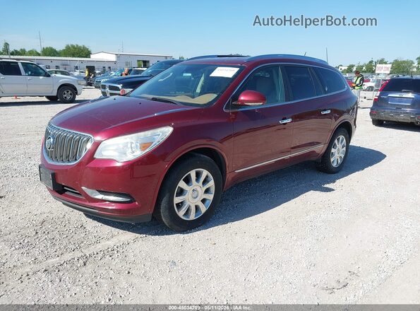 5GAKVBKD5GJ149984 2016 BUICK ENCLAVE Burgundy Front left