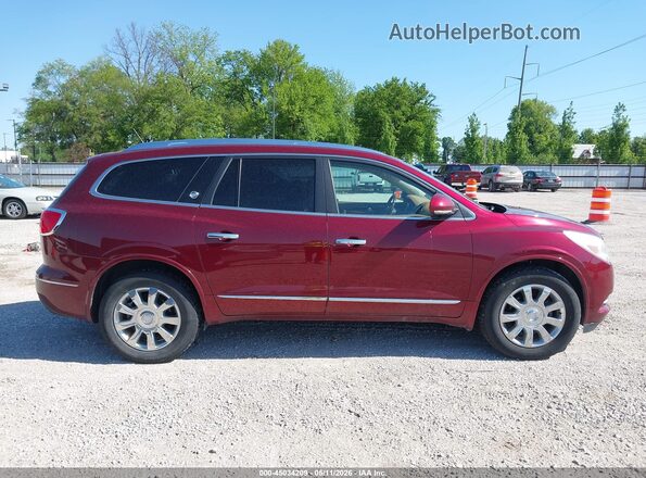 5GAKVBKD5GJ149984 2016 BUICK ENCLAVE Burgundy Rear interior view