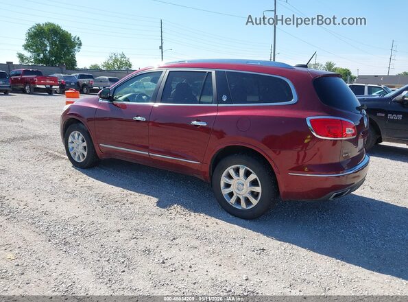 5GAKVBKD5GJ149984 2016 BUICK ENCLAVE Burgundy Rear left