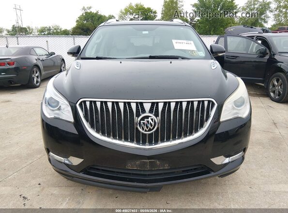 5GAKVBKD6GJ256591 2016 BUICK ENCLAVE Черный Вид щитка приборов