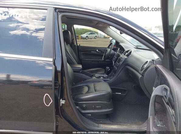 5GAKVBKD6HJ236343 2017 BUICK ENCLAVE Black Widok wnętrza z przodu