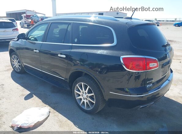 5GAKVBKD6HJ243504 2017 BUICK ENCLAVE Black Հետևի ձախ