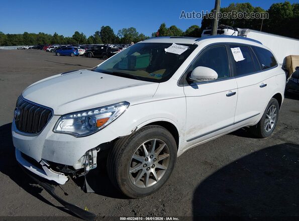 5GAKVBKD8GJ293559 2016 BUICK ENCLAVE Белый Передняя левая четверть