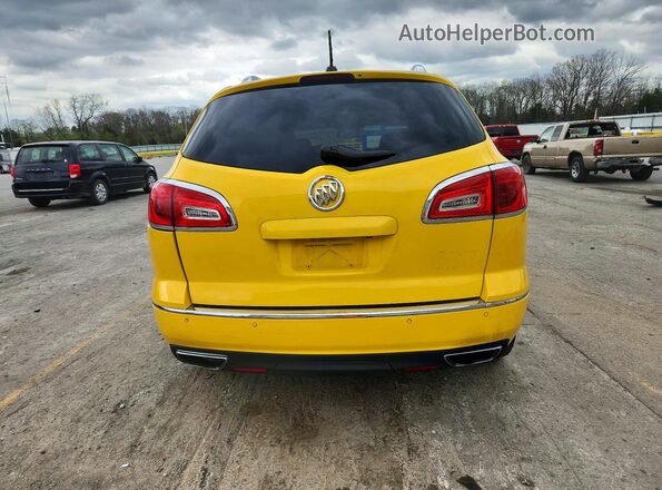 5GAKVBKDXGJ180793 2016 BUICK ENCLAVE Yellow Հետևի տեսք