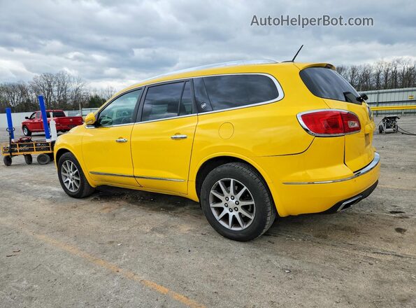 5GAKVBKDXGJ180793 2016 BUICK ENCLAVE Yellow Հետևի ձախ