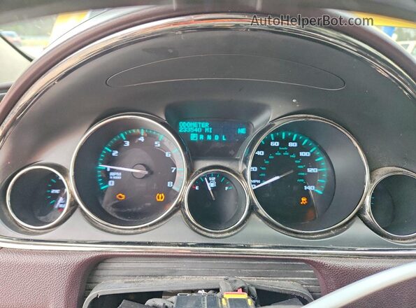 5GAKVBKDXGJ180793 2016 BUICK ENCLAVE Yellow Սարքավորումների վահանակի տեսք