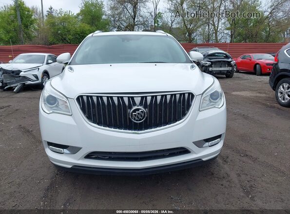 5GAKVCKD0HJ310281 2017 BUICK ENCLAVE White Widok zestawu wskaźników