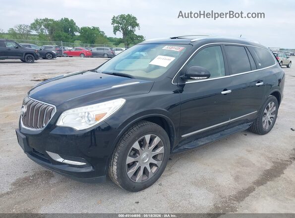 5GAKVCKD1GJ114042 2016 BUICK ENCLAVE Black Передня ліва чверть