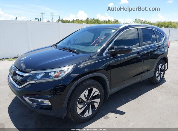 5J6RM3H92GL015263 2016 HONDA CR-V Black წინა მარცხენა ხედი სამი მეოთხედიდან