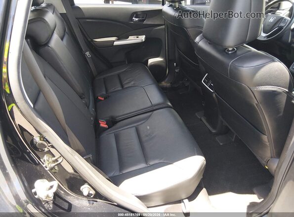 5J6RM3H92GL015263 2016 HONDA CR-V Black VIN კოდის სტიკერის ხედი