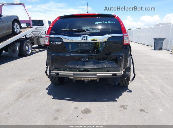 5J6RM3H92GL015263 2016 HONDA CR-V Black წინა ხედი