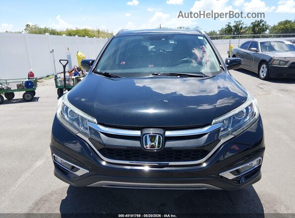 5J6RM3H92GL015263 2016 HONDA CR-V Black ხელსაწყოთა პანელის ხედი