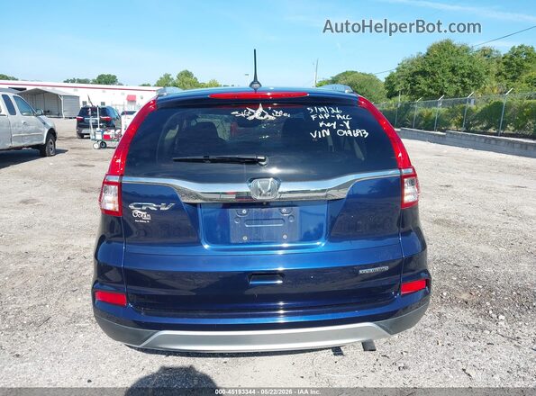 5J6RM3H93GL019693 2016 HONDA CR-V Dark Blue 