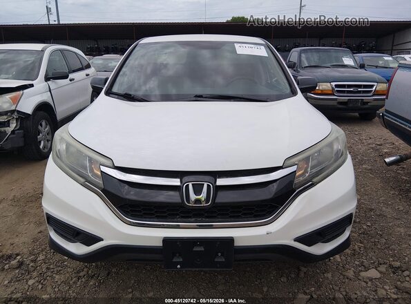 5J6RM4H30GL013187 2016 HONDA CR-V White Instrument cluster view