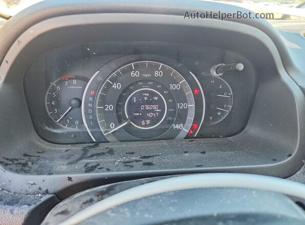 5J6RM4H31GL018186 2016 HONDA CR-V White Vista del cuadro de instrumentos