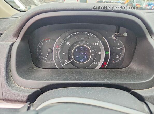 5J6RM4H31GL077030 2016 HONDA CR-V White Vista del cuadro de instrumentos
