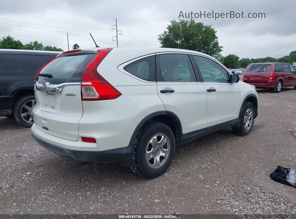 5J6RM4H3XGL004609 2016 HONDA CR-V White Задня права чверть