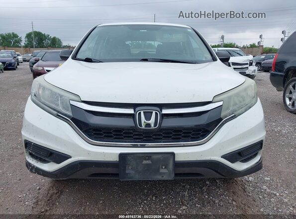 5J6RM4H3XGL004609 2016 HONDA CR-V White Вид щитка приладів