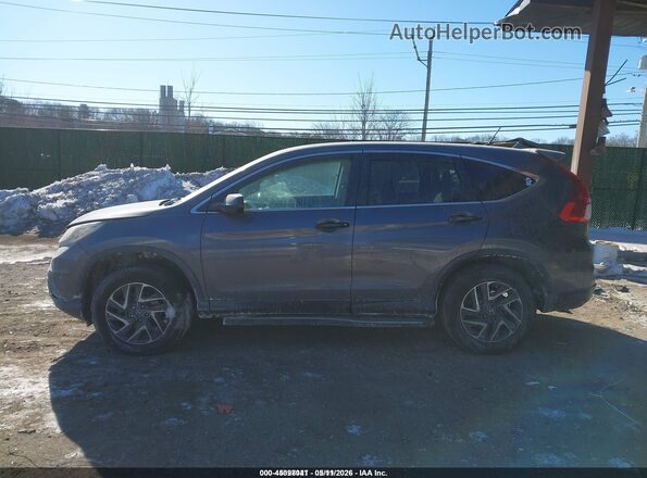 5J6RM4H40GL058767 2016 HONDA CR-V Gray Widok zestawu wskaźników