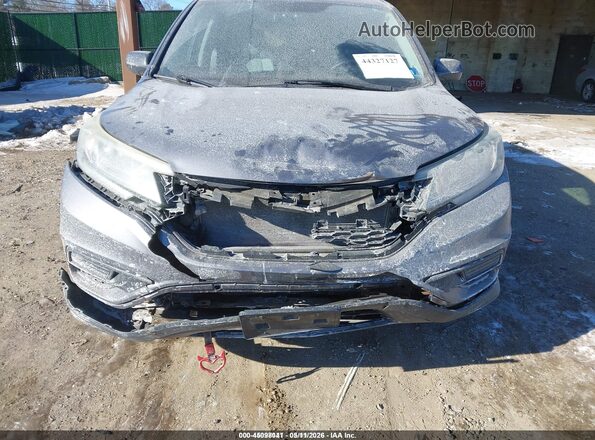 5J6RM4H40GL058767 2016 HONDA CR-V Gray Widok wnętrza z przodu